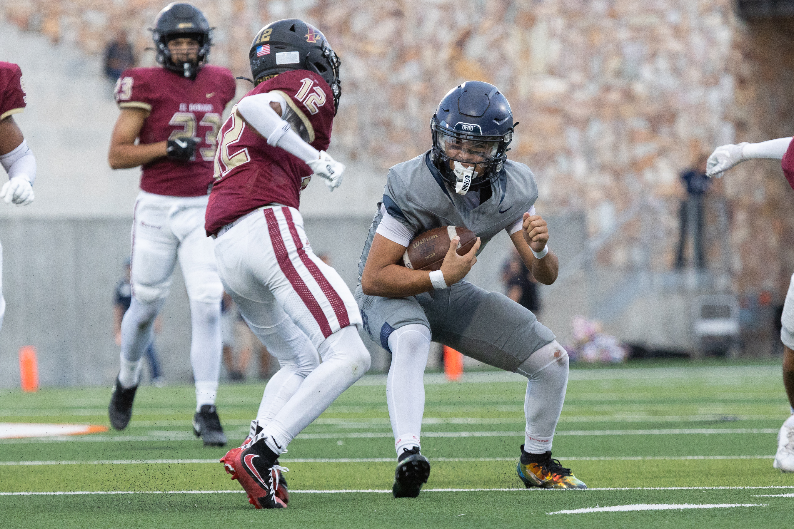 Del Valle rallies late to edge El Dorado, 43-35, in wild SAC shootout