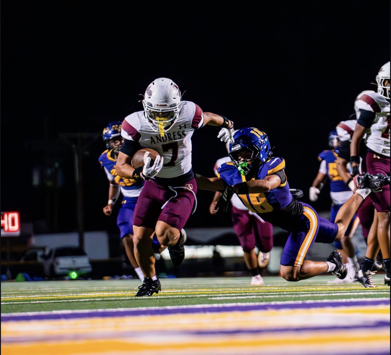 π¦
ANDRESS EAGLES SOAR PAST BURGES, 42-3