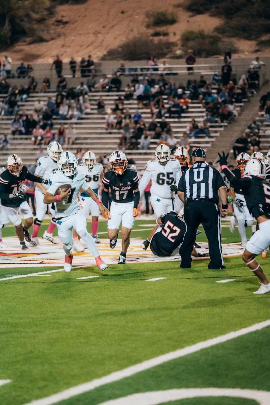 PEBBLE HILLS BRINGS THE HAMMER: SPARTANS DOMINATE EASTLAKE, 45-7
