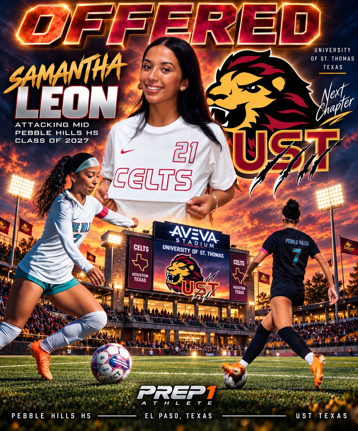 ⚽ Samantha Leon Earns First Collegiate Offer from University of St. Thomas