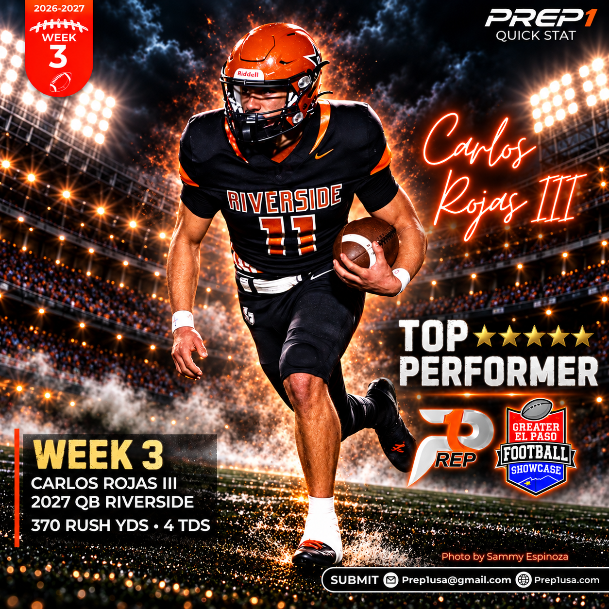 🏈 Week 3 - Top Performers ☆☆☆☆☆